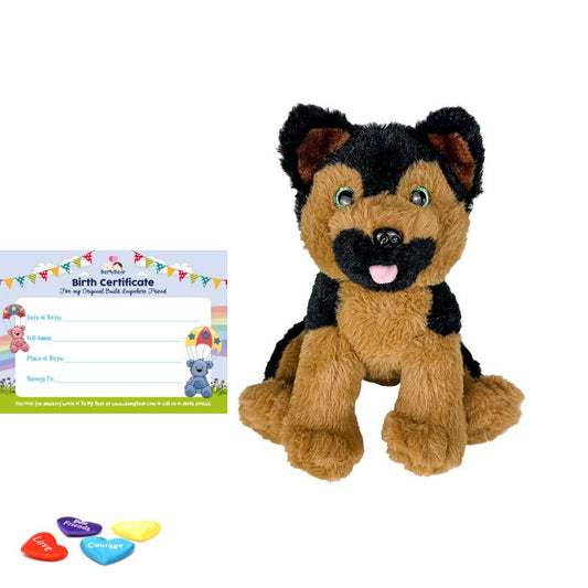 Duke German Shepherd 8" Eco Animal Skin build a bear full kit.