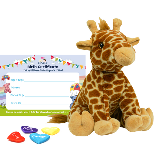 Giraffe 8" Animal Skin build a bear full kit.