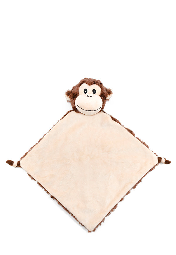 Embroidered Monkey Blankie Comforts Cubbies