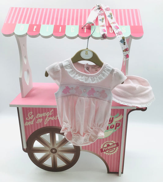 MINTINI BABY 2pc set with bonnet (MB3236)