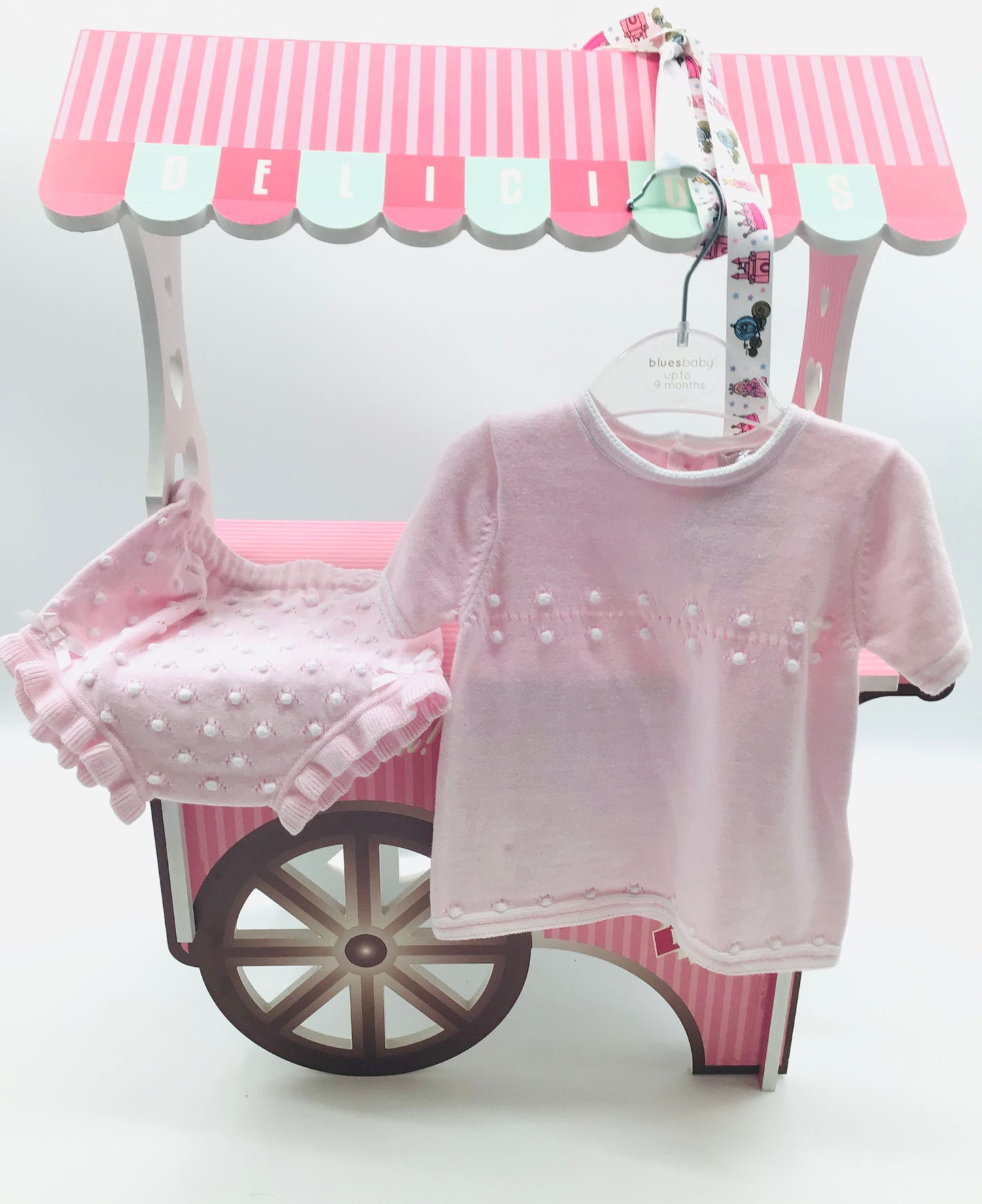 BluesBaby pink 2pc set (w0134A)