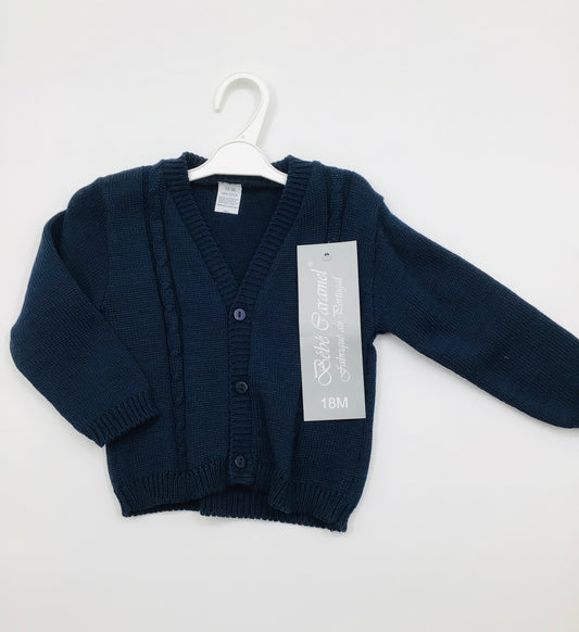 Baby boys navy cardigan / 19775