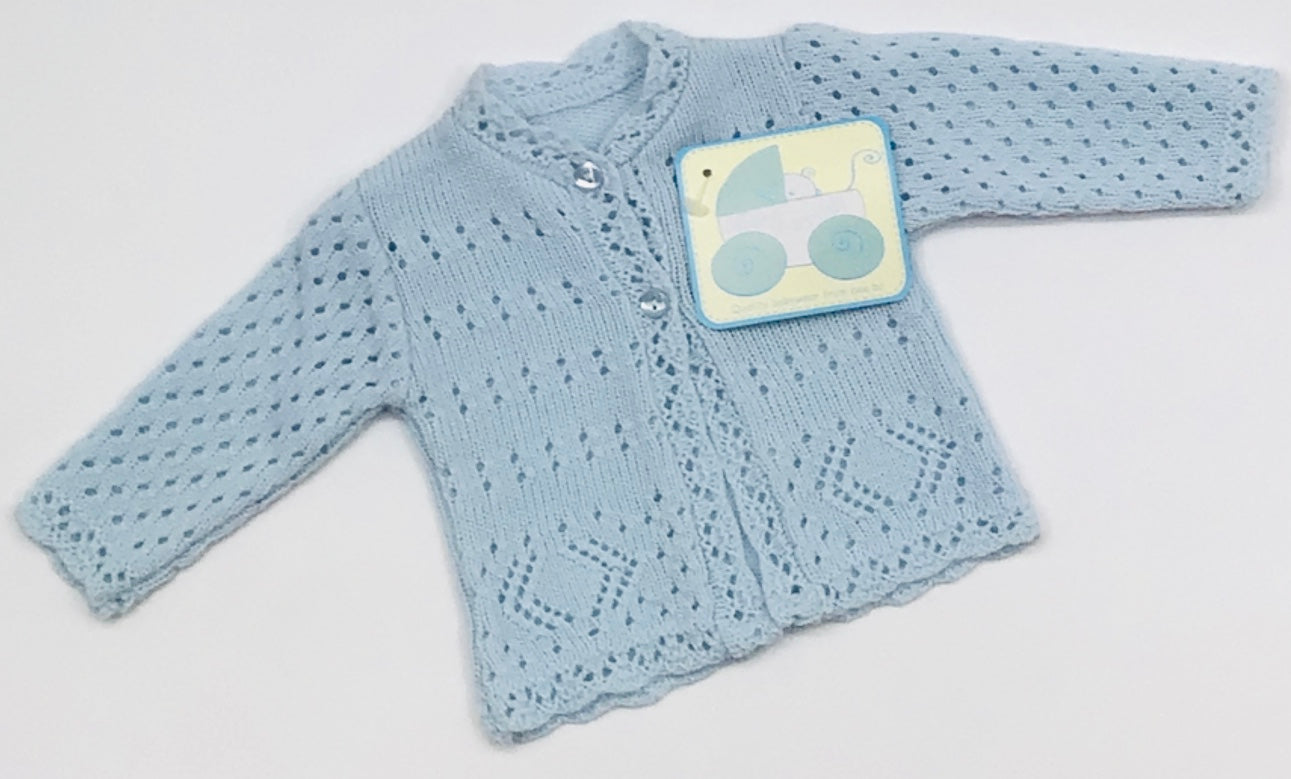 Baby boys baby blue cardigan / 885B