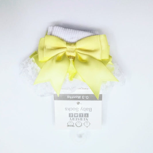 Nursery time yellow baby socks