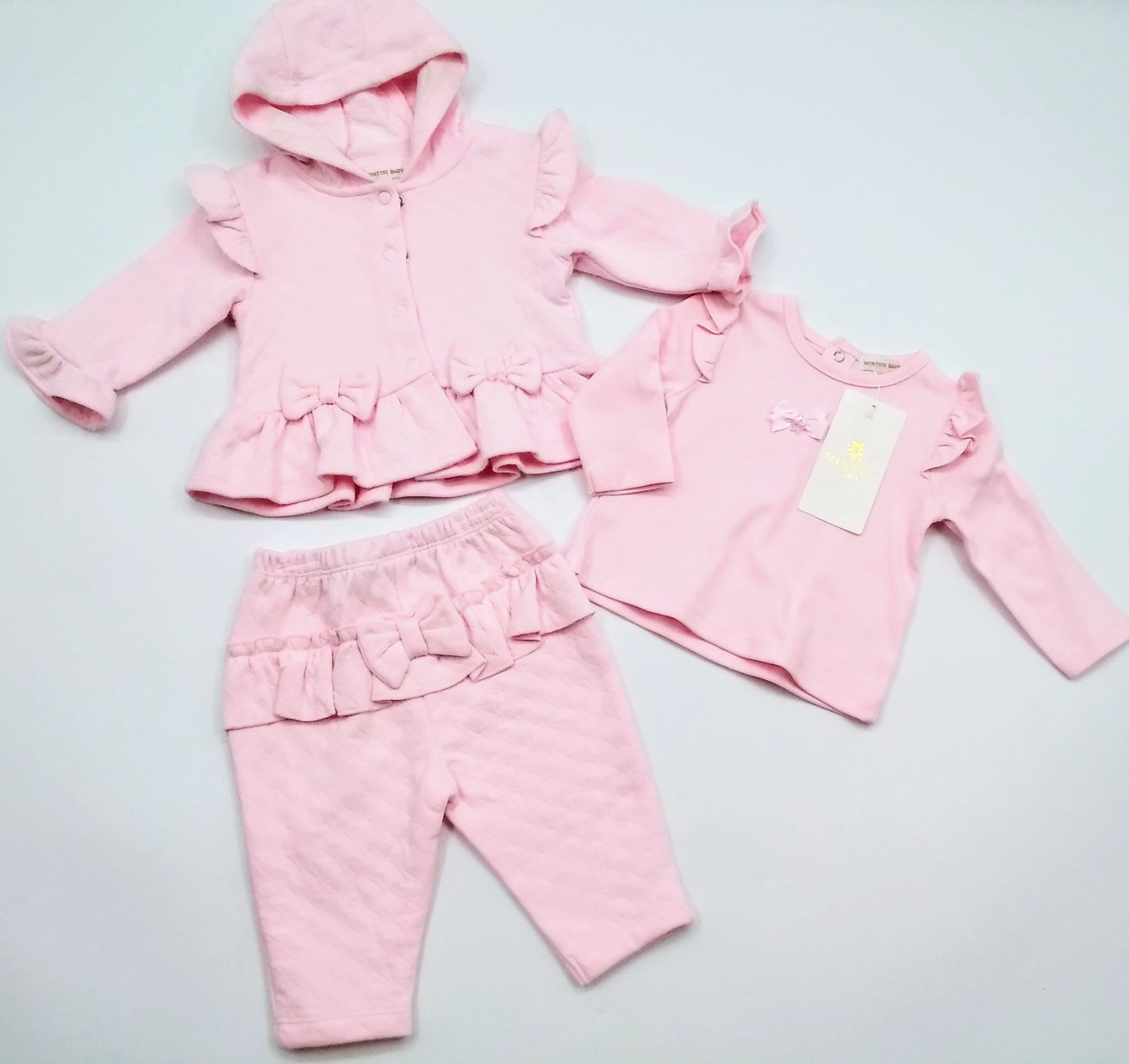 Girls 3pc mintini baby set (4625)