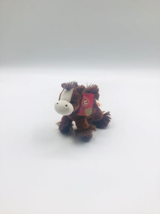 Tiny brown musical horse bear