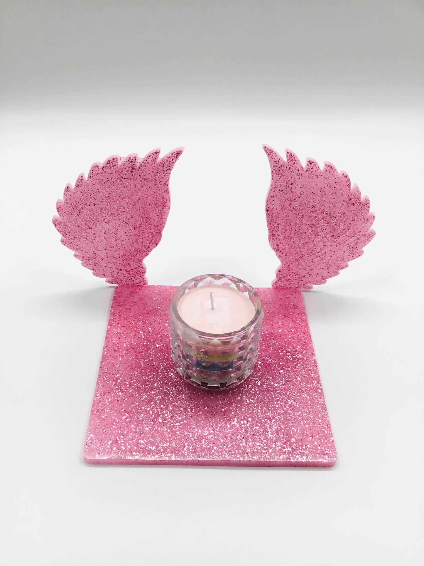 Pink glitter angel base