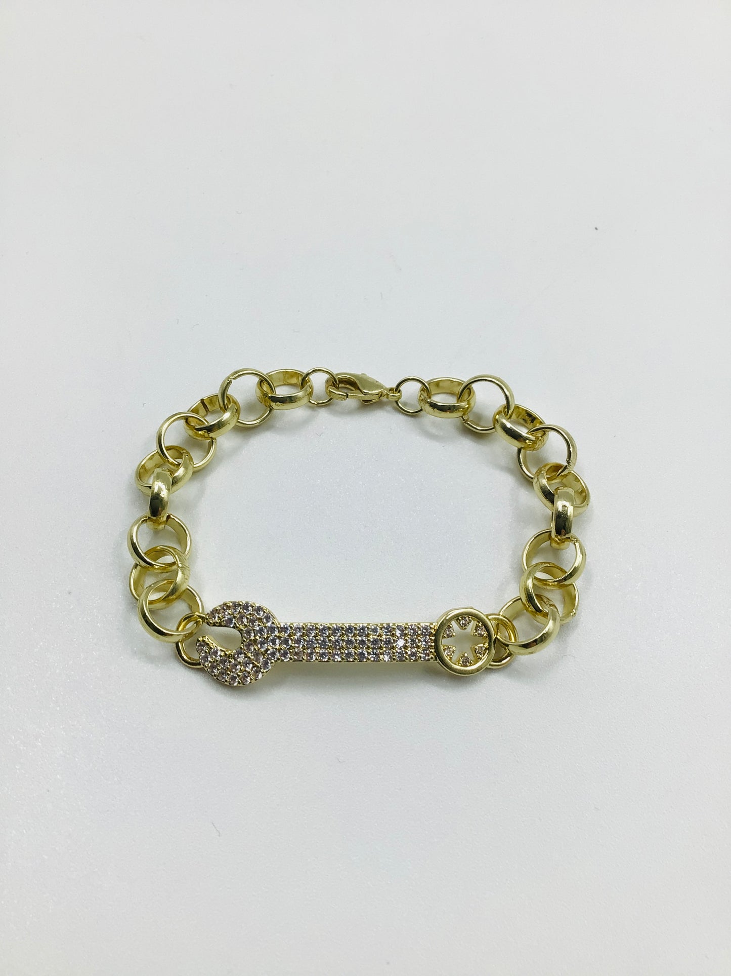 baby and kids Crystal spanner bracelet size 18cm