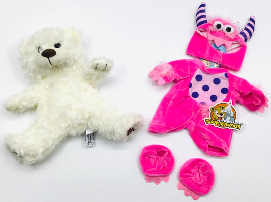 Build a bear gift box with outfit 8”