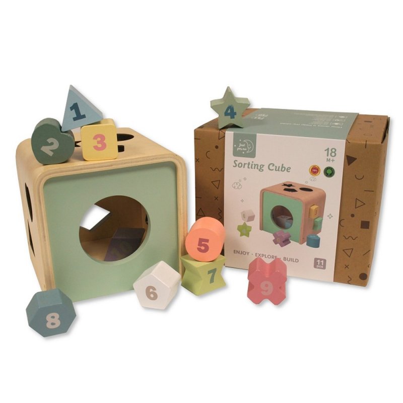 BT-24-0003: 11 Piece Shape Sorting Cube