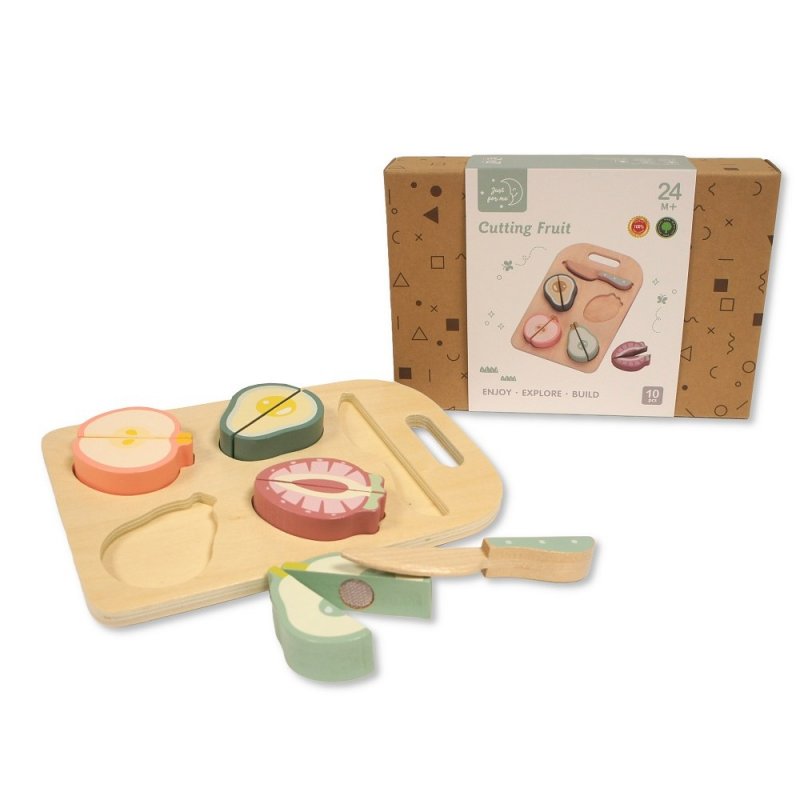 BT-24-0006: Wooden 10 Piece Fruit Cutting Board