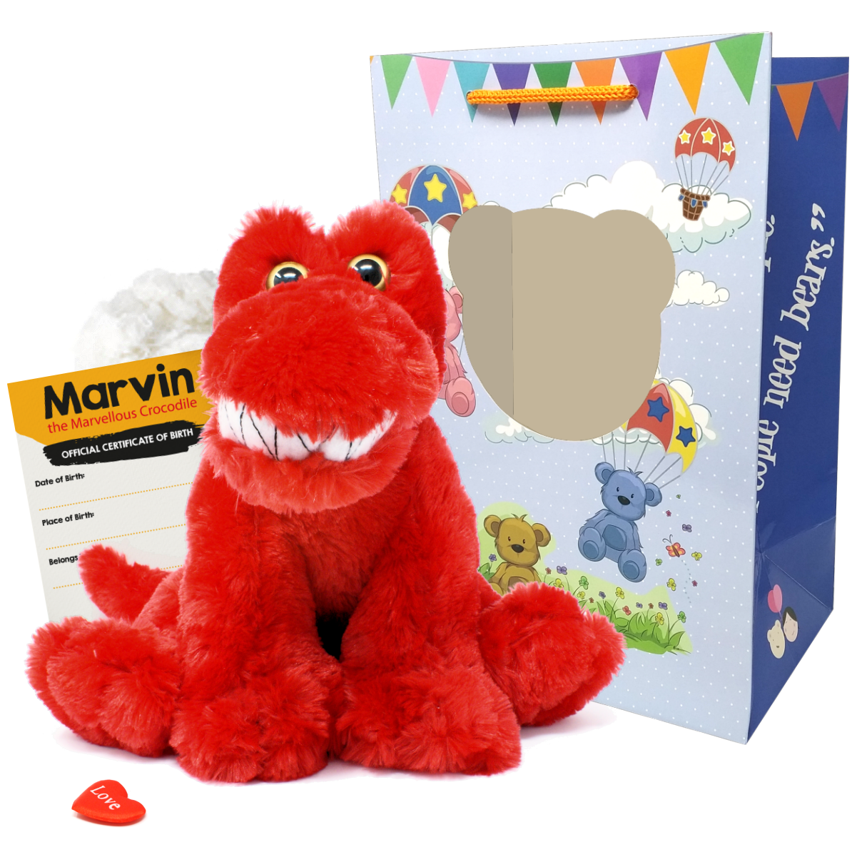 Marvin The Marvellous Crocodile 16" Animal Skin build a bear full kit