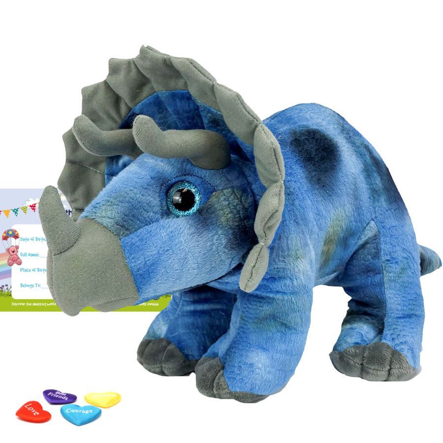 Tricky The Triceratops 16" Dinosaur Skin build a bear full kit