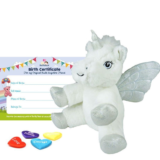 Ice Unicorn 16" Mythical Skin build a bear full kit.