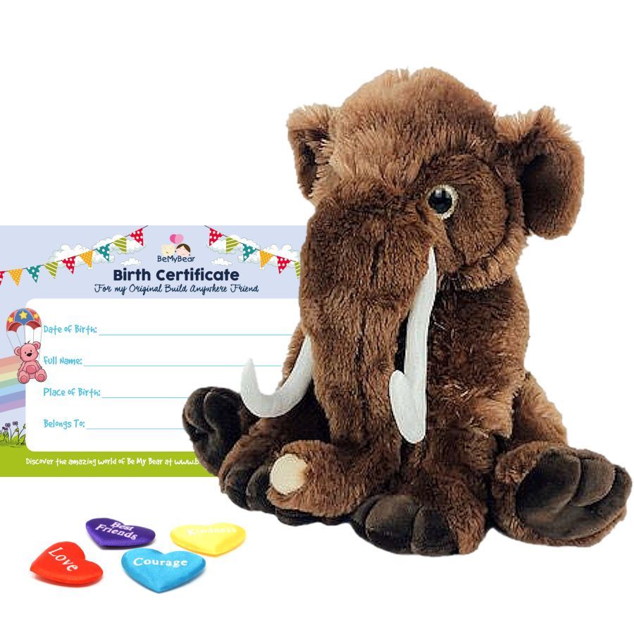 Woolly Mammoth 16" Animal Skin build a bear full kit.