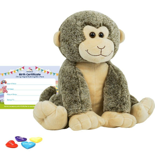 Smiley Monkey 16" Animal Skin build a bear full kit