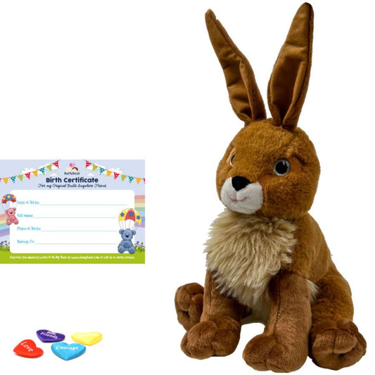 Jackson The Jackrabbit 16" Eco Animal Skin build a bear full kit