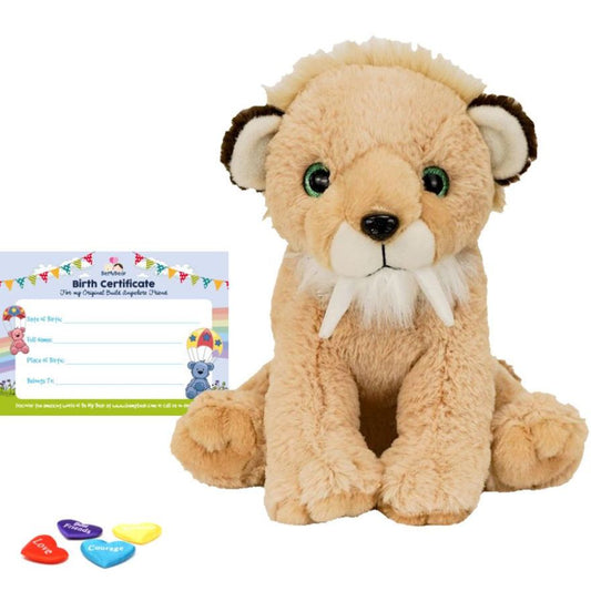 Sammy the Saber-Tooth Tiger 16" Animal Skin build a bear full kit