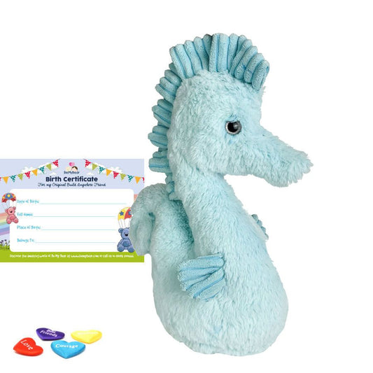 Seafoam the Seahorse 16" Eco Animal Skin build a bear full kit