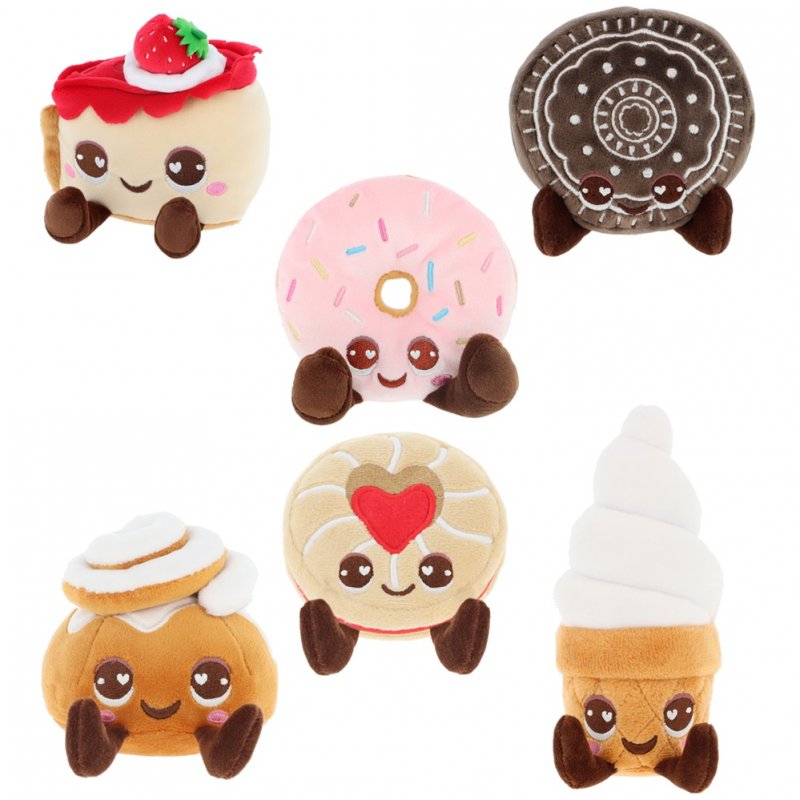 a set of 6 in a gift box - SF3265: 8cm Bakery Sweet Treats (6 Designs)