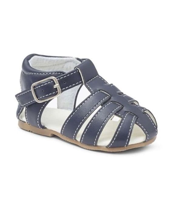 SALE - Sevva Boys Hard Bottom Matt Sandals - Navy