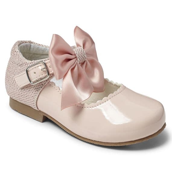 SALE - Sevva Girls Kristy Mary Jane Patent Shoe - Pink