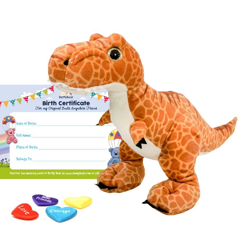 Tiny the T-Rex 8" Dinosaur Skin build a bear full kit.